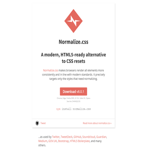 Normalize.css: